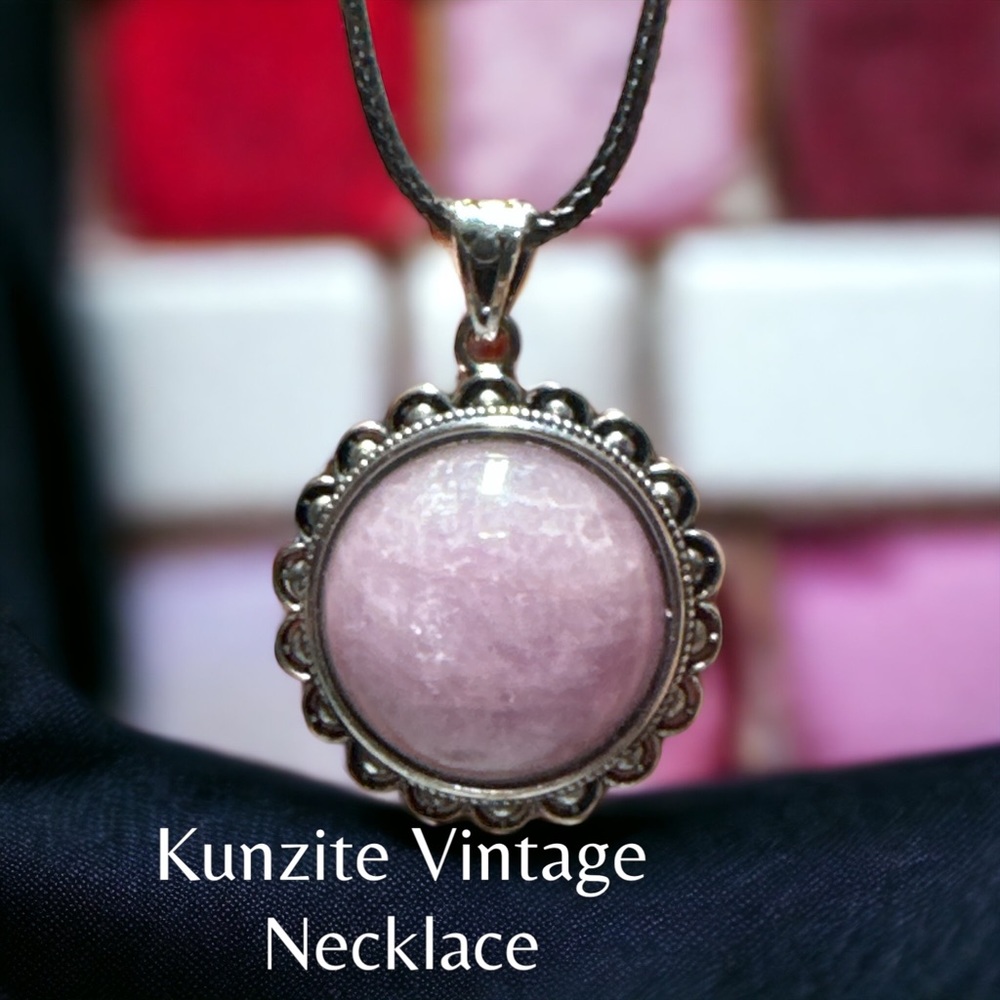 Kunzite Vintage Necklace